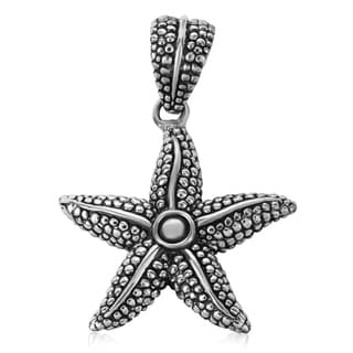 Sterling Silver 'Balinese Starfish' Cawi Pendant (Indonesia)