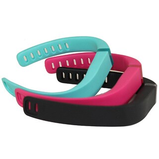 Large Black Pink and Teal Flex Bracelets (Refurbished)