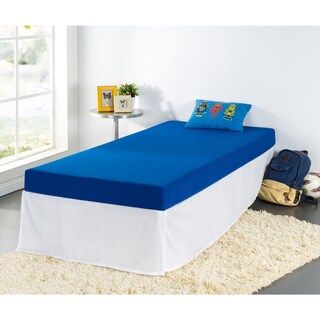 Priage Blue Youth 5-inch Twin-size Memory Foam Mattress