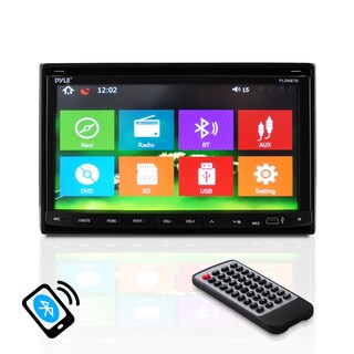 Pyle PLDNB78i Headunit Receiver 7-Inch Stereo GPS Navigation/ Bluetooth/ Touch Screen/ Double DIN DVD/CD/MP3/MP4/USB /SD/AMFM