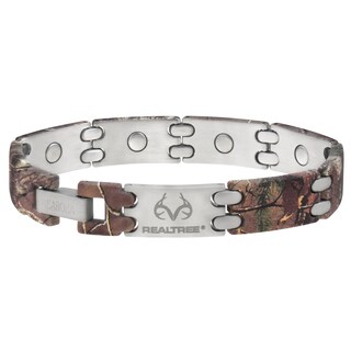 Sabona Realtree Camo Stainless Sport Magnetic Bracelet