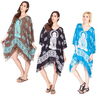 Meditating Buddha Poncho Dress (Indonesia)