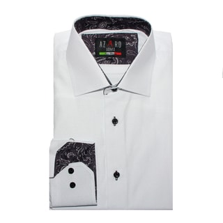 Azaro Uomo Men's Lomo White Button Down
