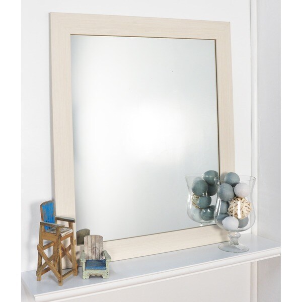 Large White Cottage Wall Mirror