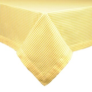 Daffodil Check Tablecloth