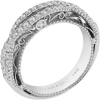 Verragio 14k White Gold 1/3ct TDW Diamond Anniversary Ring (F-G, VS1-VS2)