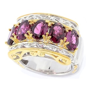 Michael Valitutti Rhodolite Band Ring