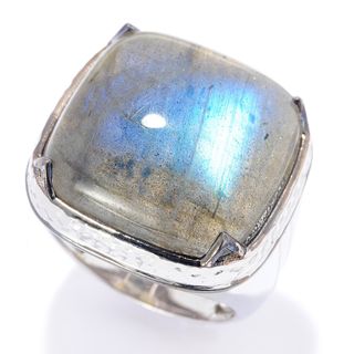 Michael Valitutti Blue Labradorite Men's Ring