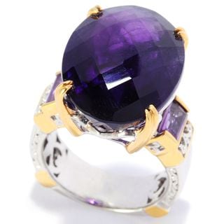 Michael Valitutti African Amethyst Ring