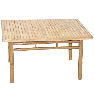 Indoor/ Outdoor Square Bamboo Coffee Table (Vietnam)