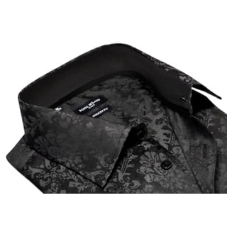 Rosso Milano Damask Printed Dress Shirt