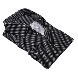 Rosso Milano Micro Polka Dot Dress Shirt