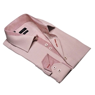 Rosso Milano Plaid Dress Shirt