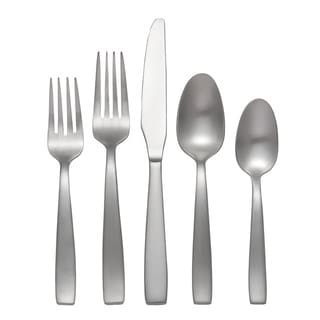 Everdine brushed stainless steel flatware set (45 piece set)
