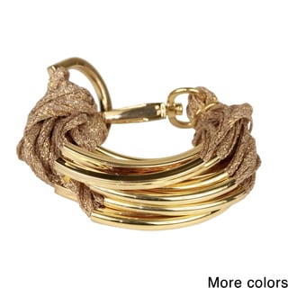 Saachi Metallic Multi Cord with Tube Beads Bracelet (China)