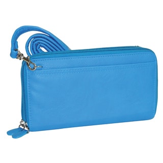 Buxton Ultimate Double Zip Fashion Color Wallet