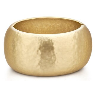 Yellow Ion-plated Bronze Enhancer Bangle Bracelet for Fitbit Bit Charge