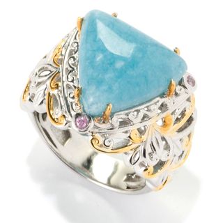 Michael Valitutti Oqaque Aquamarine Ring