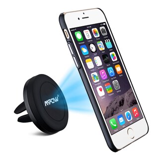 Mpow Swivel Grip Magic Air Vent 360 Degree Rotation One Step Mounting Magnetic Car Mount Holder