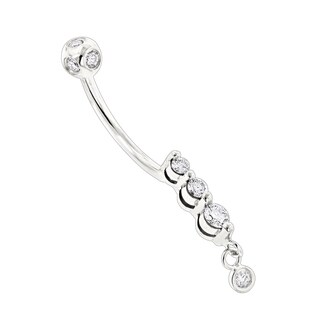 Luxurman 14k Gold 2/5ct TDW Diamond Upscale Quality Body Jewelry Piece (H-I, SI1-SI2)