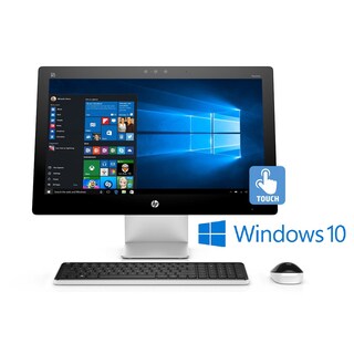 HP Pavilion 23-q112 AMD A8, 23-Inch Full HD Touchscreen All-in-One Windows 10 PC (Refurbished)