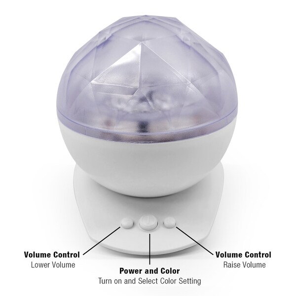 Color Changing LED Night Light Lamp and Aurora Star Borealis Projector