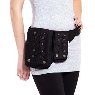 The Victorian Corset Lace Cotton Hip Bag Belt (India)