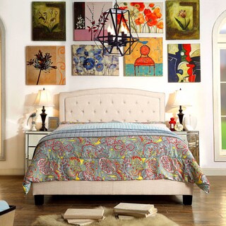 Moser Bay Queen Size Tufted Upholstered Bed Set