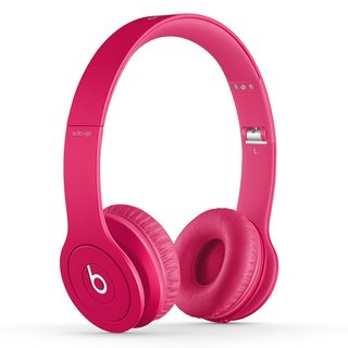 Beats by Dr. Dre Solo HD Pink On-ear Headphones (Refurbished)