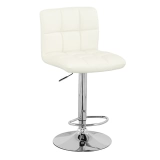 Meki White Barstool (Set of 2)