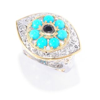 Michael Valitutti Sleeping Beauty Turquoise Eye Ring