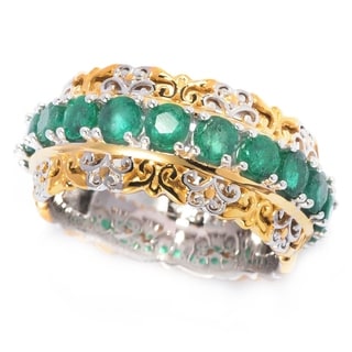 Michael Valitutti Emerald Eternity Ring