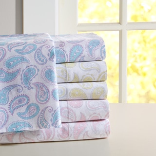 Mi Zone Paisley Print Cotton Sheet Set--3 Color Options