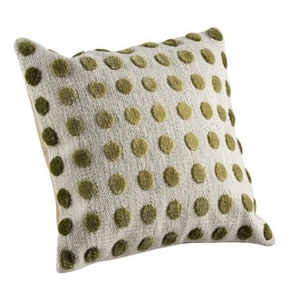 Hand-woven Indo Pasquale Green Pillow (24-inch x 24-inch)
