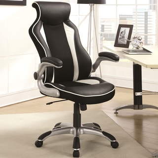 Racer Design Black/ White Ergonomic Gaming Office Chair