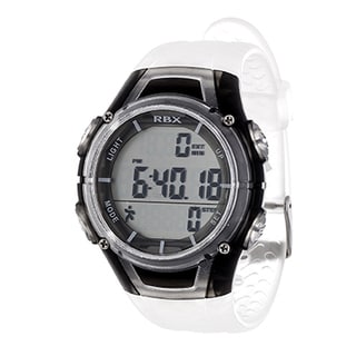RBX White Multi-Function Activity Tracker Pedometer Digital Watch