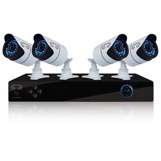 4-channel 500GB HDD Video Security System with 4 Hi-resolution 900 TVL Cameras and Free Night Owl Pro App