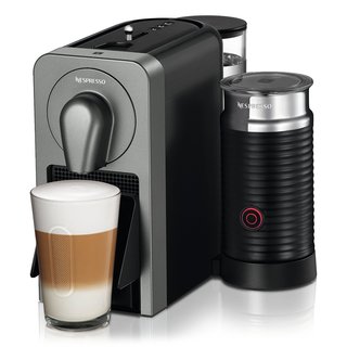Nespresso Prodigio Espresso Machine (Titan) with Smartphone App Connectivity + Milk Frother