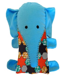 Handcrafted Little Friends Blue Elephant (Malawi)