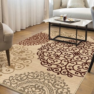 Colorblock Rug (5'3 X 7'6) - 12042054 - Overstock.com Shopping - Great 