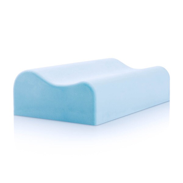 LINENSPA Standard High Loft Gel Memory Foam Contour Pillow