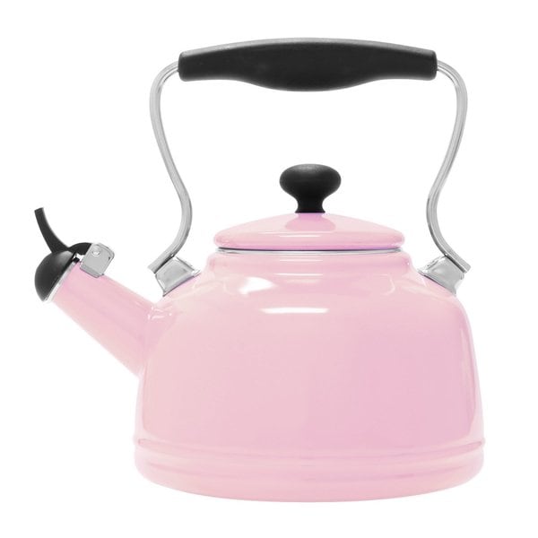 Chantal Enamel on Steel Vintage Teakettle 2 Qt in Pink 18558742