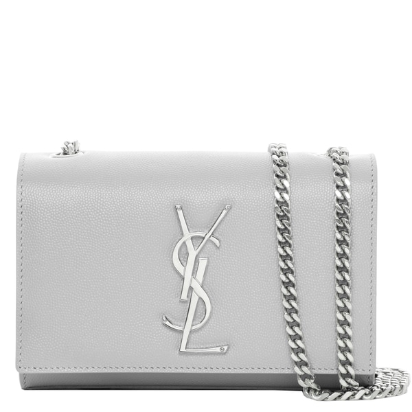 Yves Saint Laurent Small Kate Monogram Grained Leather Satchel ...