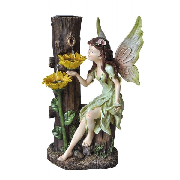 Solar Powered Fairy Fountain
