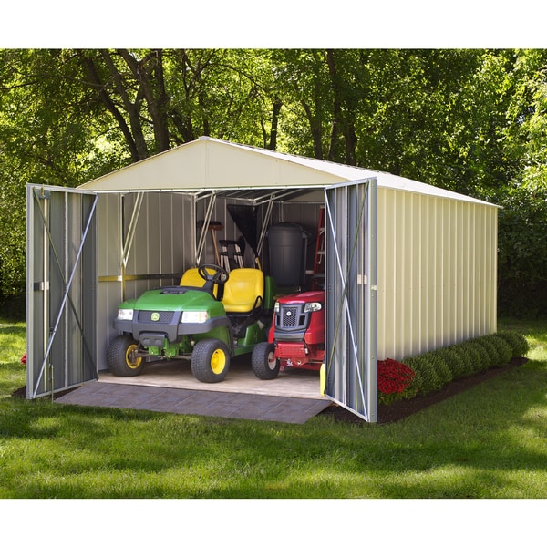 Arrow Oakbrook Galvanized Steel Shed 10' x 14' with 62" Wall Height 