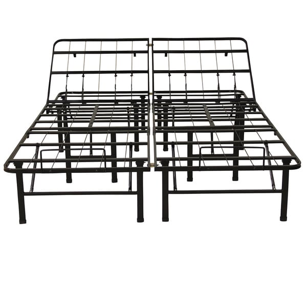 PostureLoft Hercules Heavy-duty Metal Adjustable California King-size Mattress Foundation