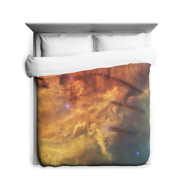 Sharp Shirter Lagoon Nebula/ Space/ Galaxy Duvet Cover
