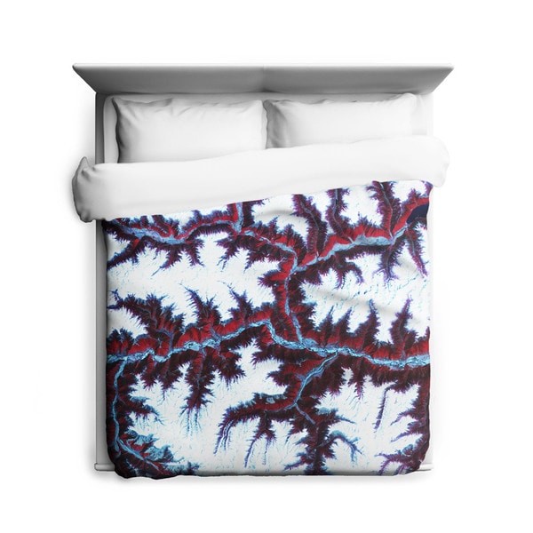 Sharp Shirter Himalayan Mountains Duvet Cover