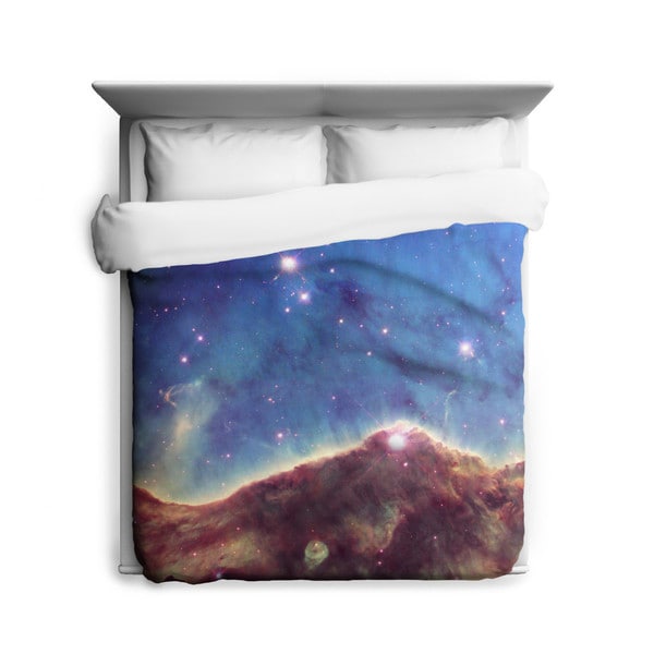 Sharp Shirter Landscape of The Cosmos Duvet Cover