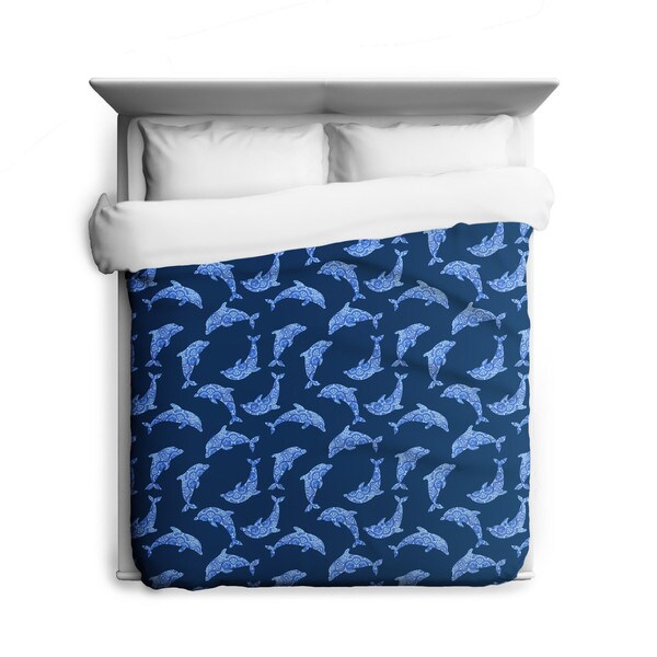 Sharp Shirter Dolphins For Days/ Dolphin Duvet Cover/ Printed in Usa
